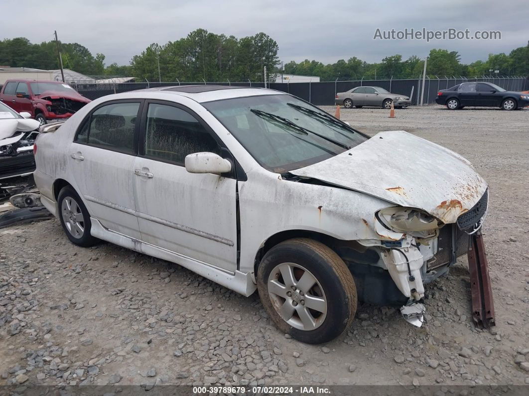 2005 Toyota Corolla S White vin: 1NXBR32E55Z496207