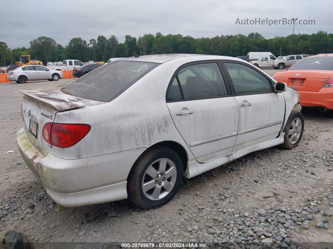 2005 Toyota Corolla S White vin: 1NXBR32E55Z496207