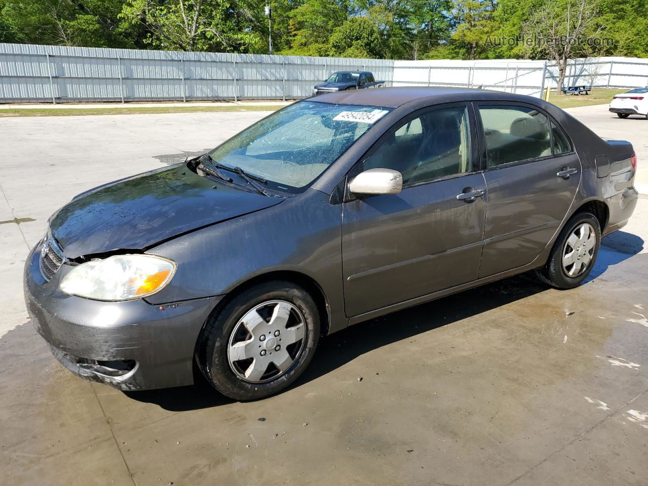 2005 Toyota Corolla Ce Серый vin: 1NXBR32E55Z498412