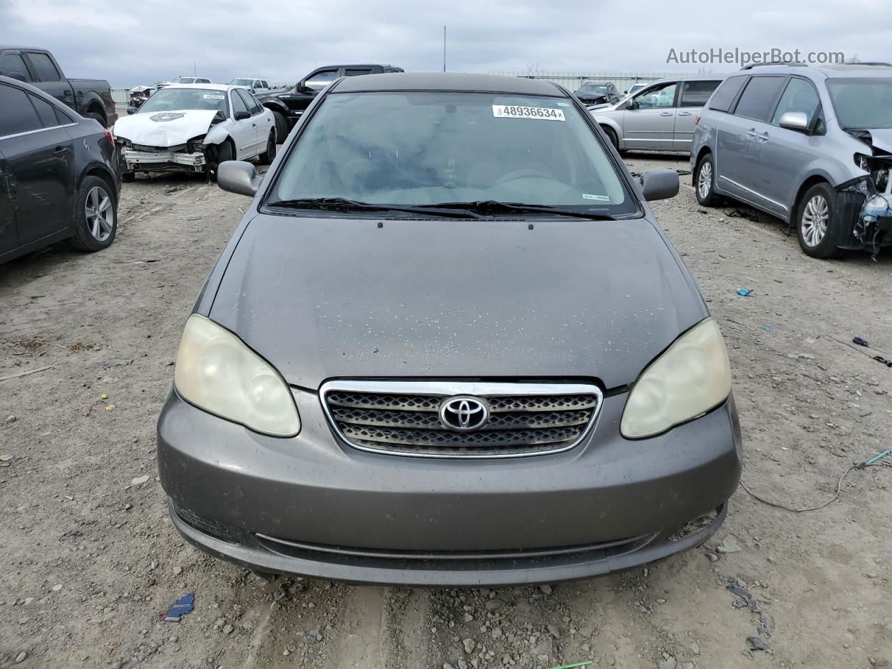 2005 Toyota Corolla Ce Угольный vin: 1NXBR32E55Z499446