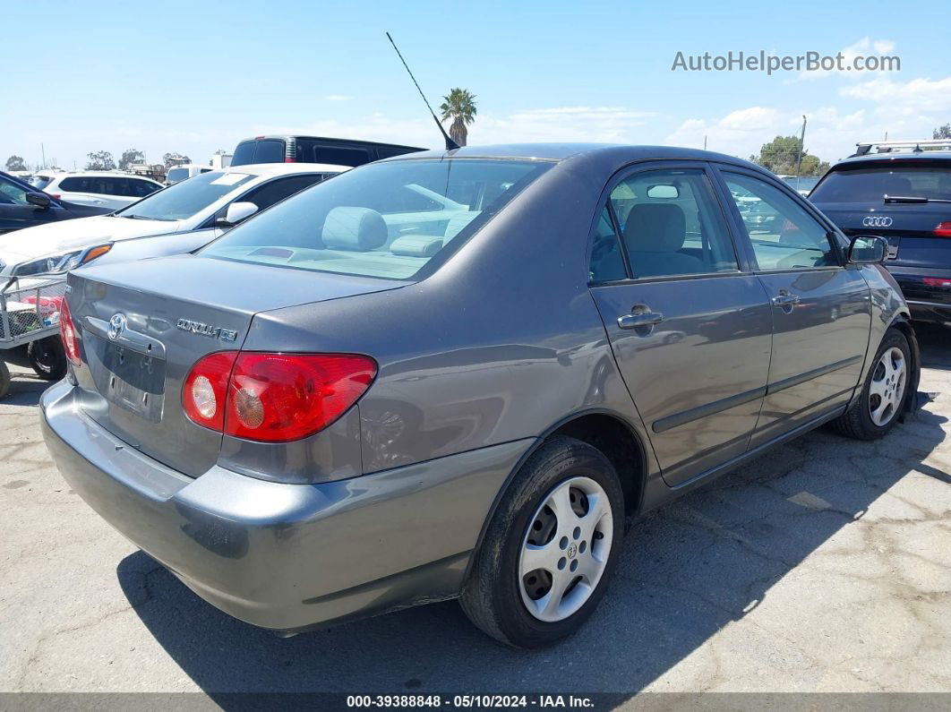 2005 Toyota Corolla Ce Gray vin: 1NXBR32E55Z544868