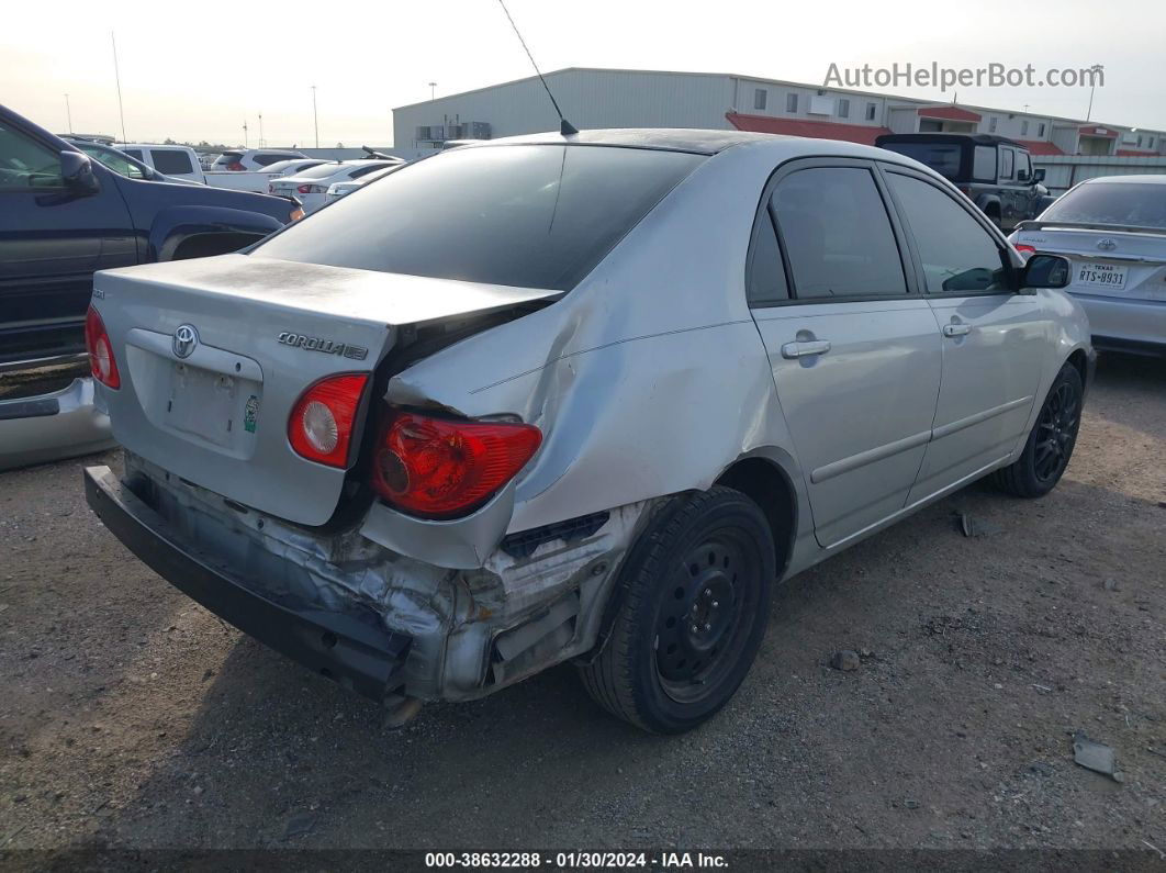 2005 Toyota Corolla Le Silver vin: 1NXBR32E55Z552596