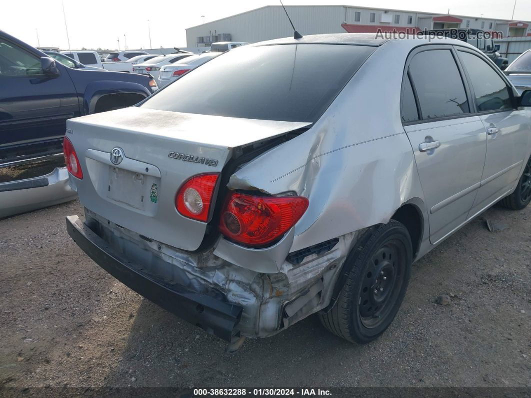 2005 Toyota Corolla Le Silver vin: 1NXBR32E55Z552596