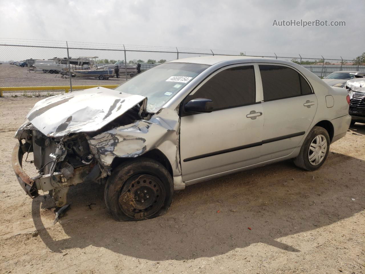 2005 Toyota Corolla Ce Silver vin: 1NXBR32E55Z557717