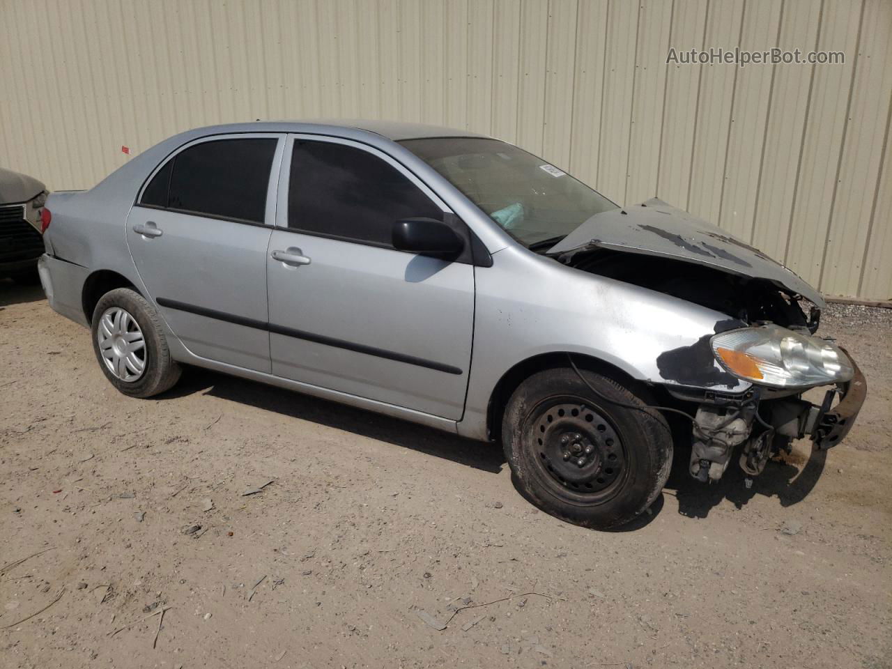 2005 Toyota Corolla Ce Silver vin: 1NXBR32E55Z557717