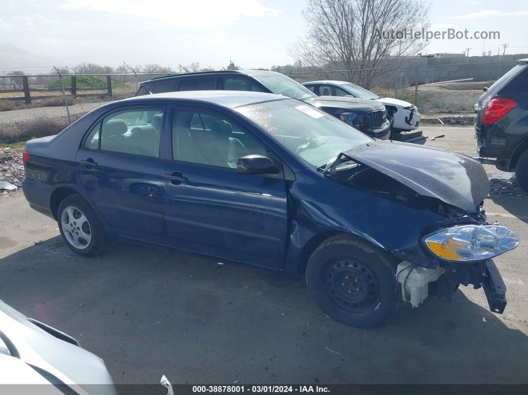 2005 Toyota Corolla Ce Blue vin: 1NXBR32E55Z565736