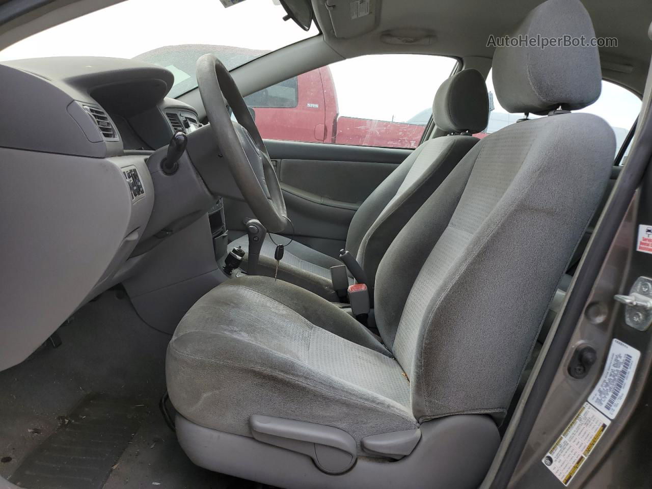 2008 Toyota Corolla Ce Gray vin: 1NXBR32E58Z037098