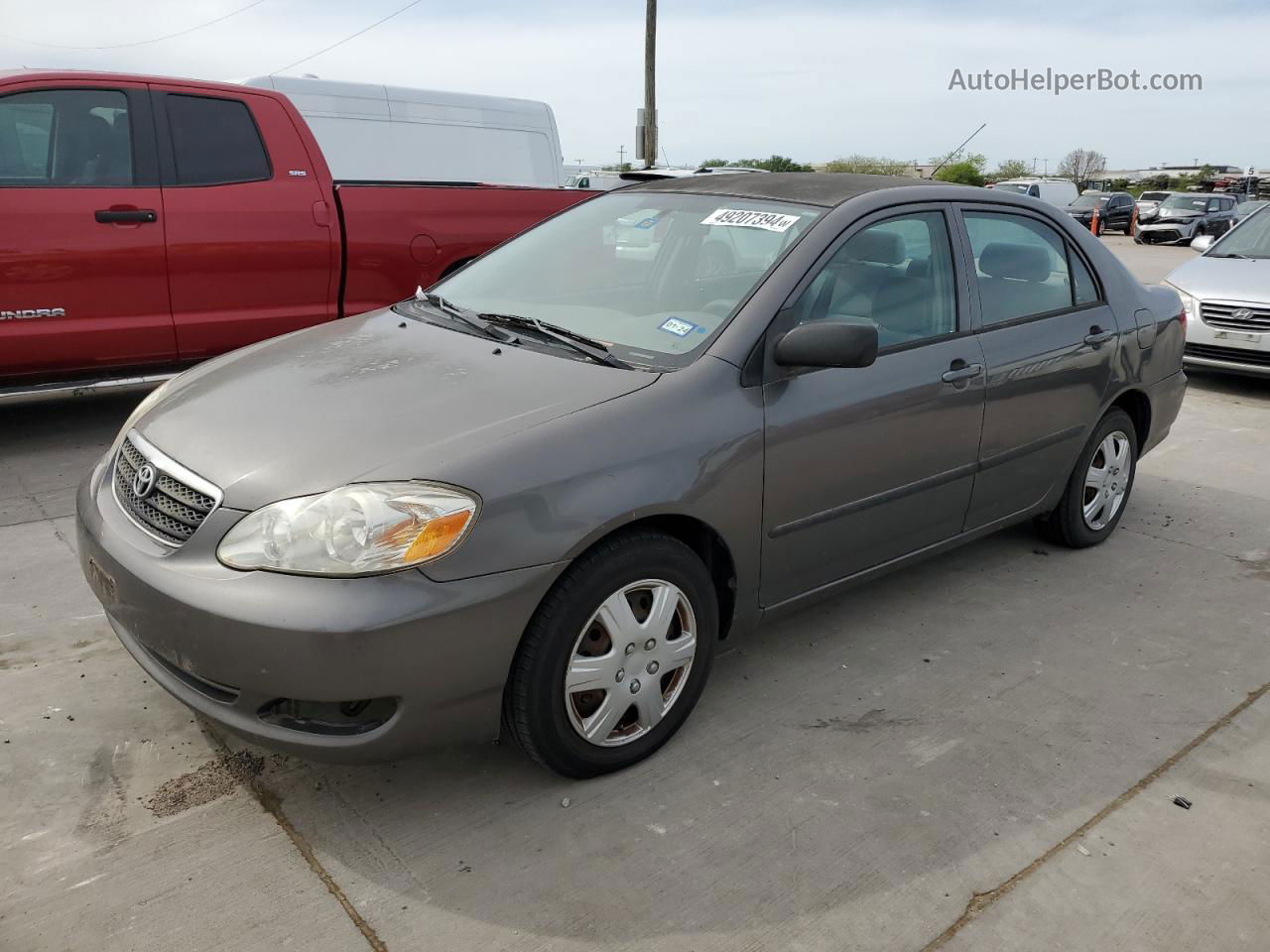 2008 Toyota Corolla Ce Gray vin: 1NXBR32E58Z037098