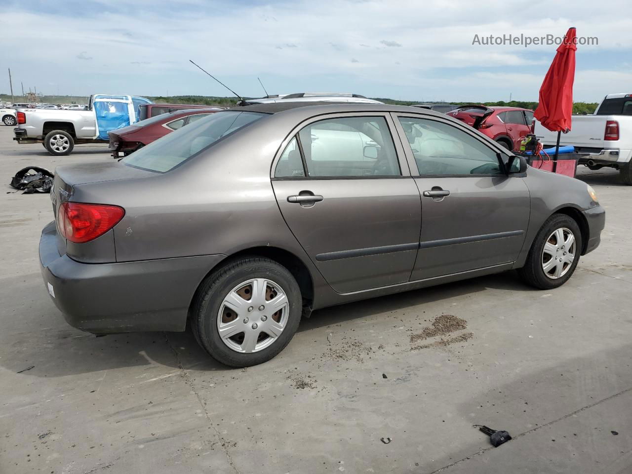 2008 Toyota Corolla Ce Gray vin: 1NXBR32E58Z037098