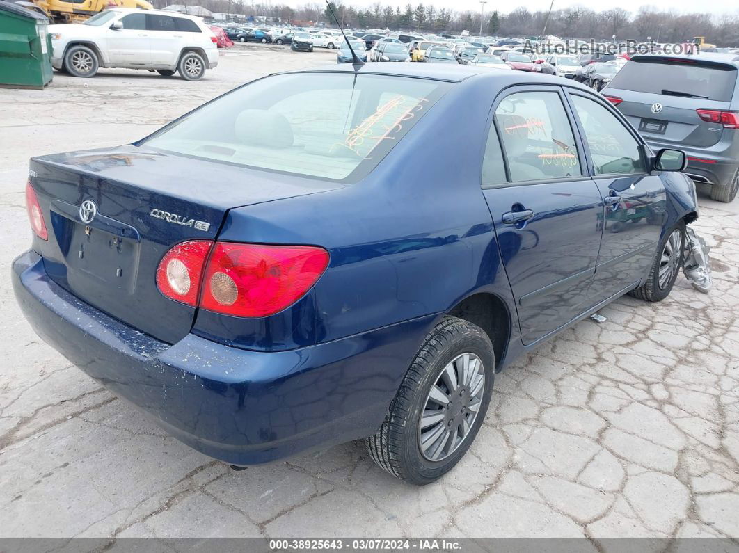 2008 Toyota Corolla Ce Blue vin: 1NXBR32E58Z041684