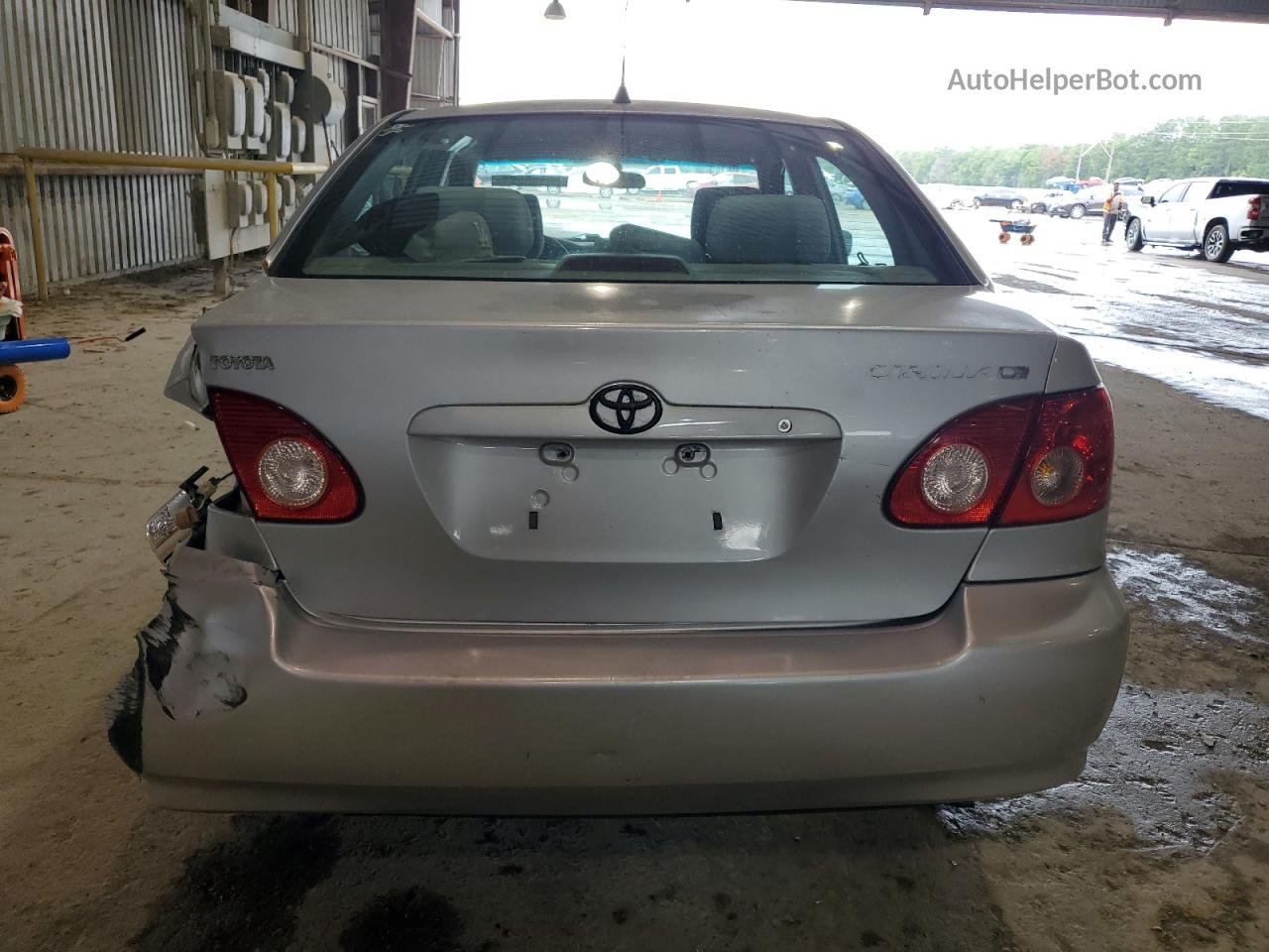 2008 Toyota Corolla Ce Silver vin: 1NXBR32E58Z952873