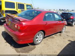 2008 Toyota Corolla S Red vin: 1NXBR32E58Z966515