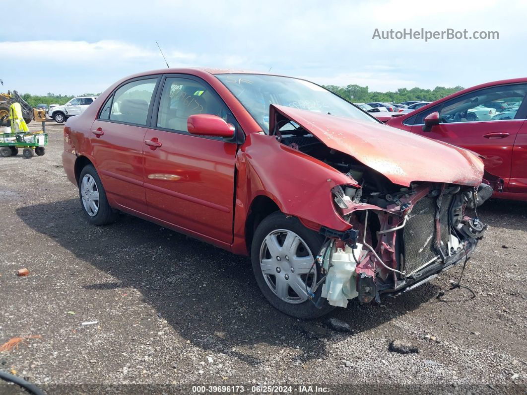 2008 Toyota Corolla Le Maroon vin: 1NXBR32E58Z968166