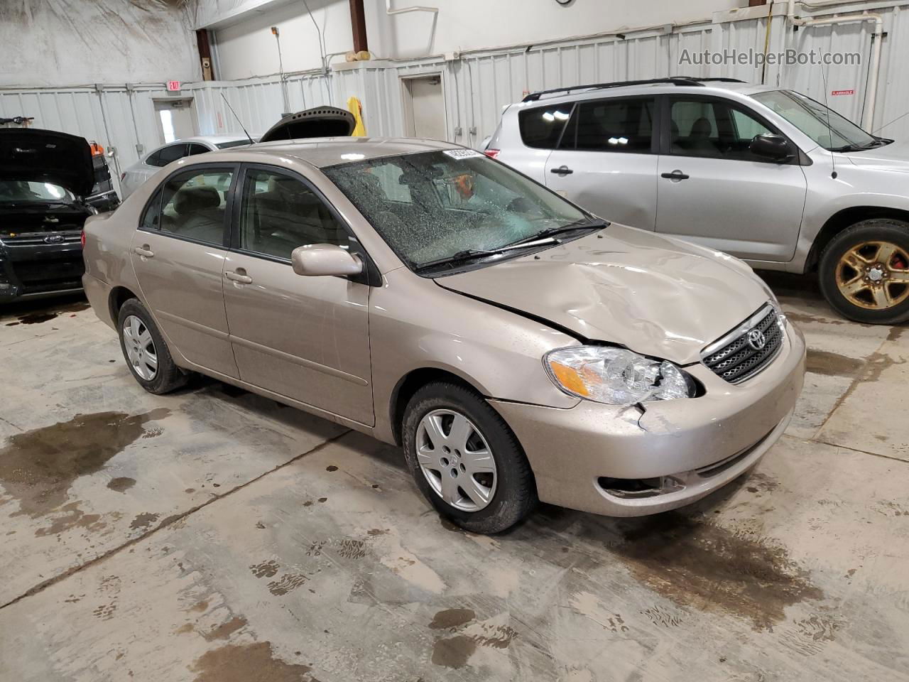 2008 Toyota Corolla Ce Tan vin: 1NXBR32E58Z976395