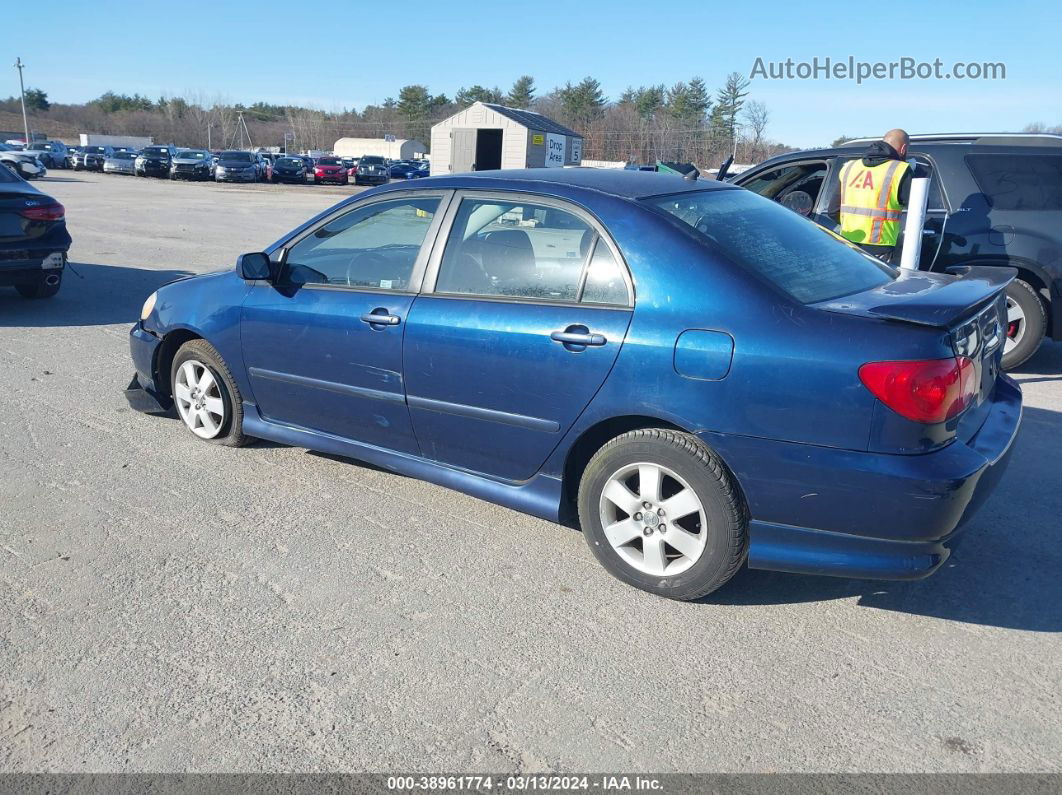 2003 Toyota Corolla S Blue vin: 1NXBR32E63Z016902