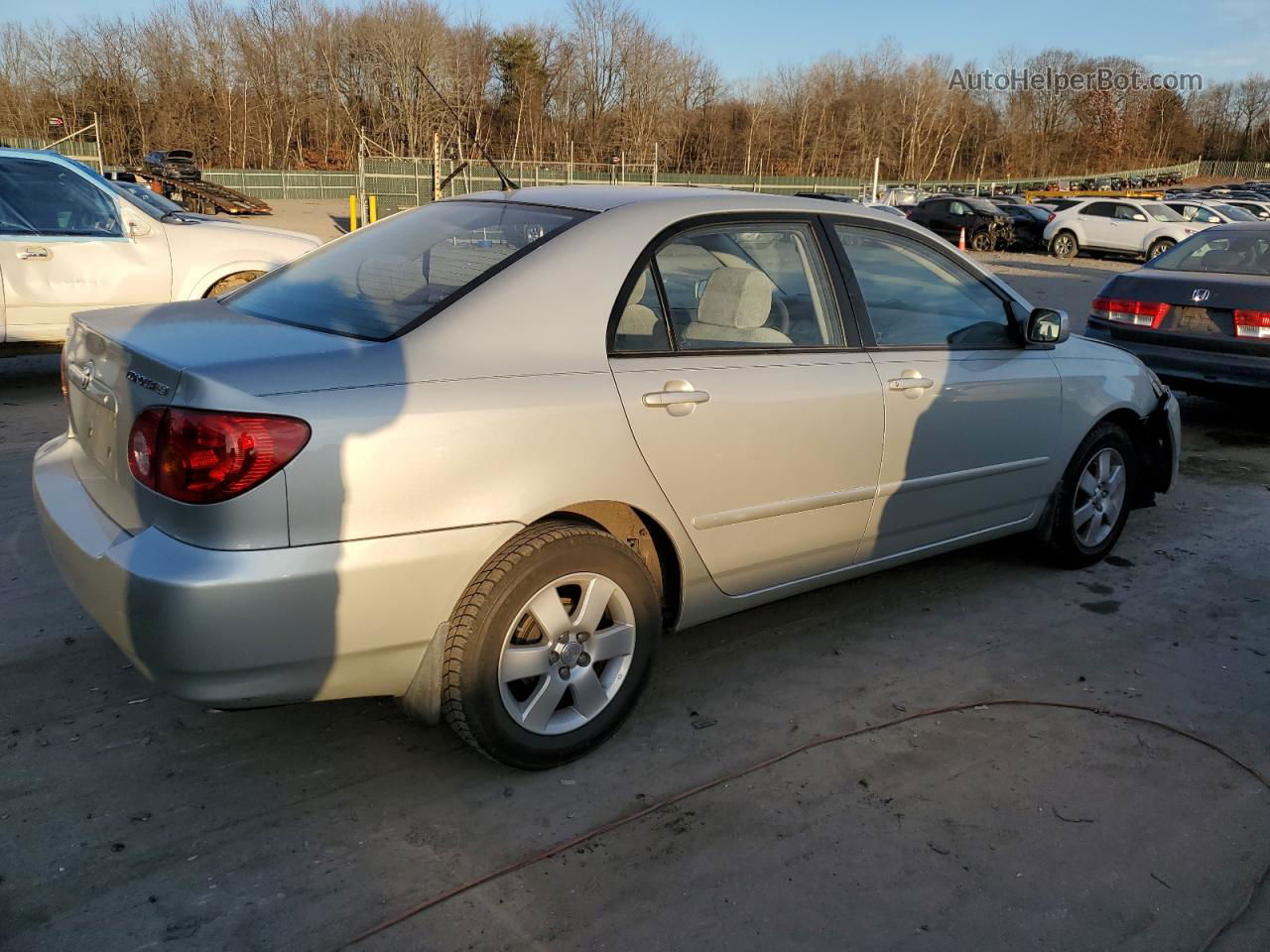 2003 Toyota Corolla Ce Silver vin: 1NXBR32E63Z019797