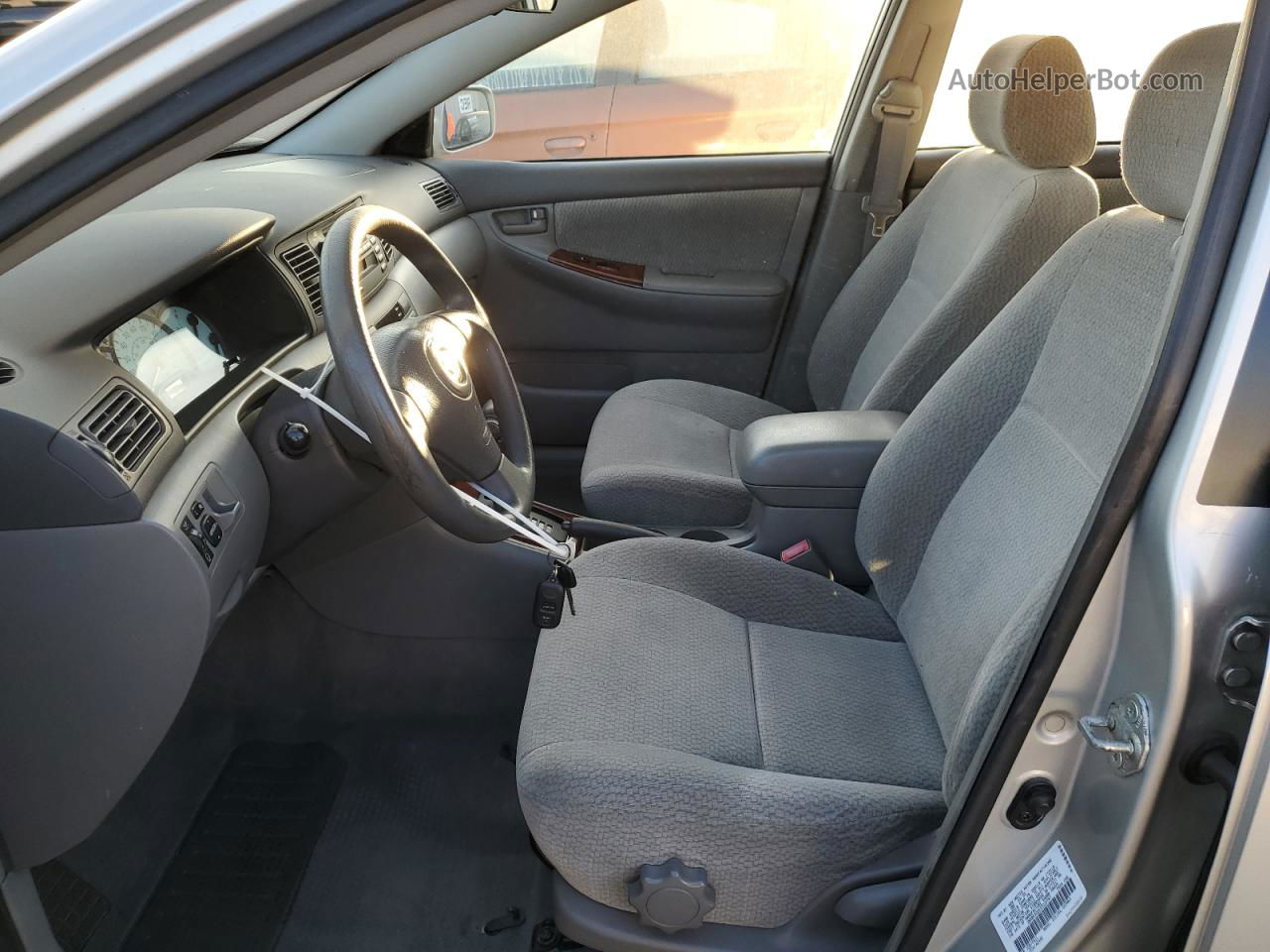 2003 Toyota Corolla Ce Silver vin: 1NXBR32E63Z019797