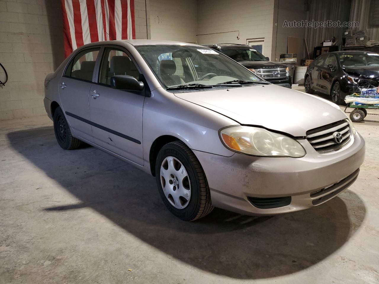 2003 Toyota Corolla Ce Tan vin: 1NXBR32E63Z027995