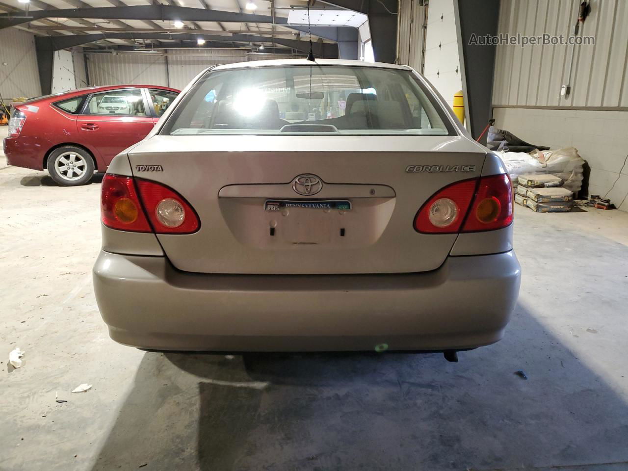 2003 Toyota Corolla Ce Tan vin: 1NXBR32E63Z027995