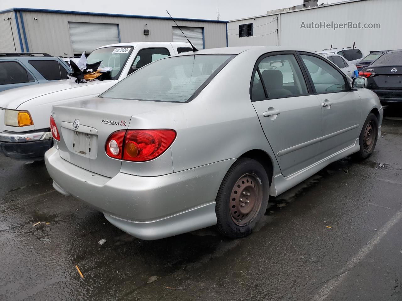 2003 Toyota Corolla Ce Silver vin: 1NXBR32E63Z032811