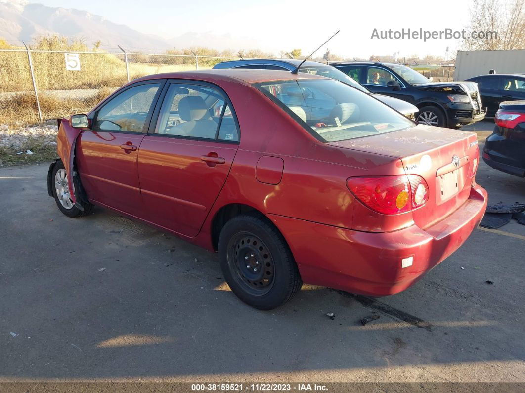 2003 Toyota Corolla Le Red vin: 1NXBR32E63Z046191