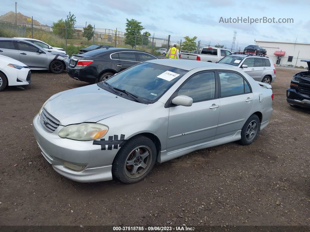 2003 Toyota Corolla Ce/s/le Silver vin: 1NXBR32E63Z048653