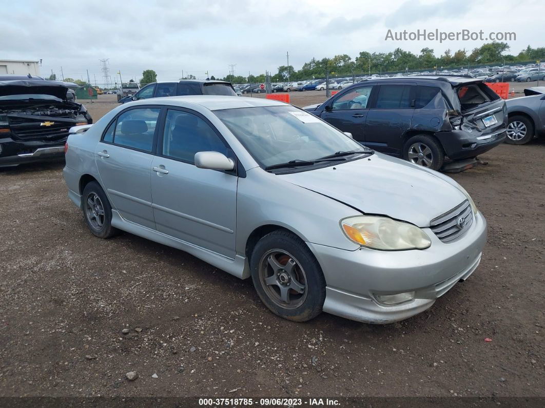 2003 Toyota Corolla Ce/s/le Silver vin: 1NXBR32E63Z048653