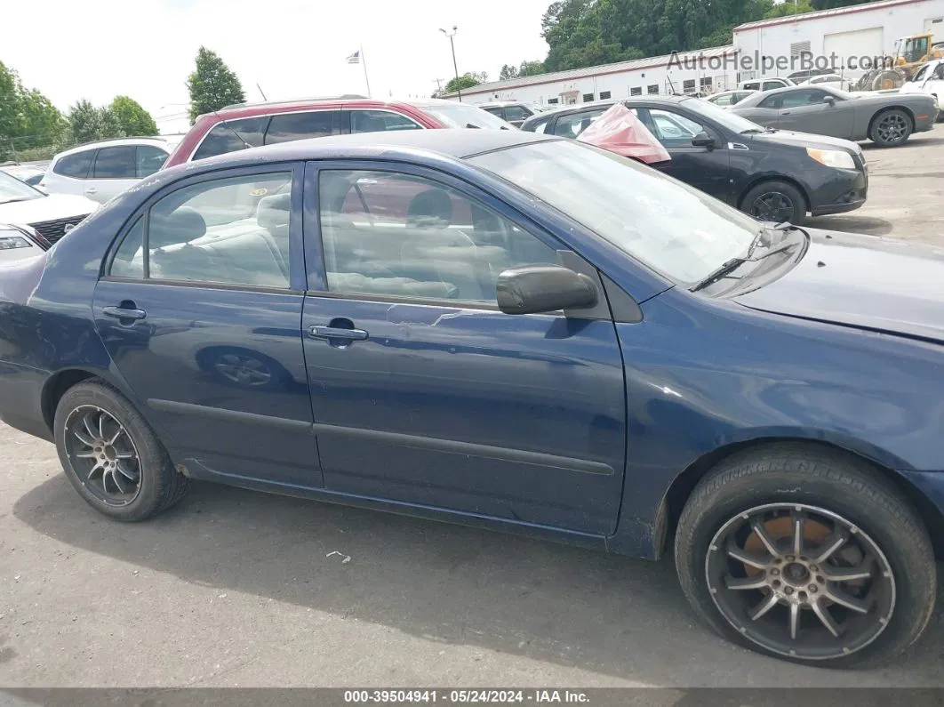 2003 Toyota Corolla Ce Blue vin: 1NXBR32E63Z079773