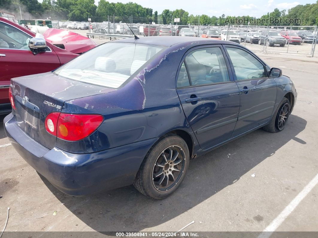 2003 Toyota Corolla Ce Blue vin: 1NXBR32E63Z079773