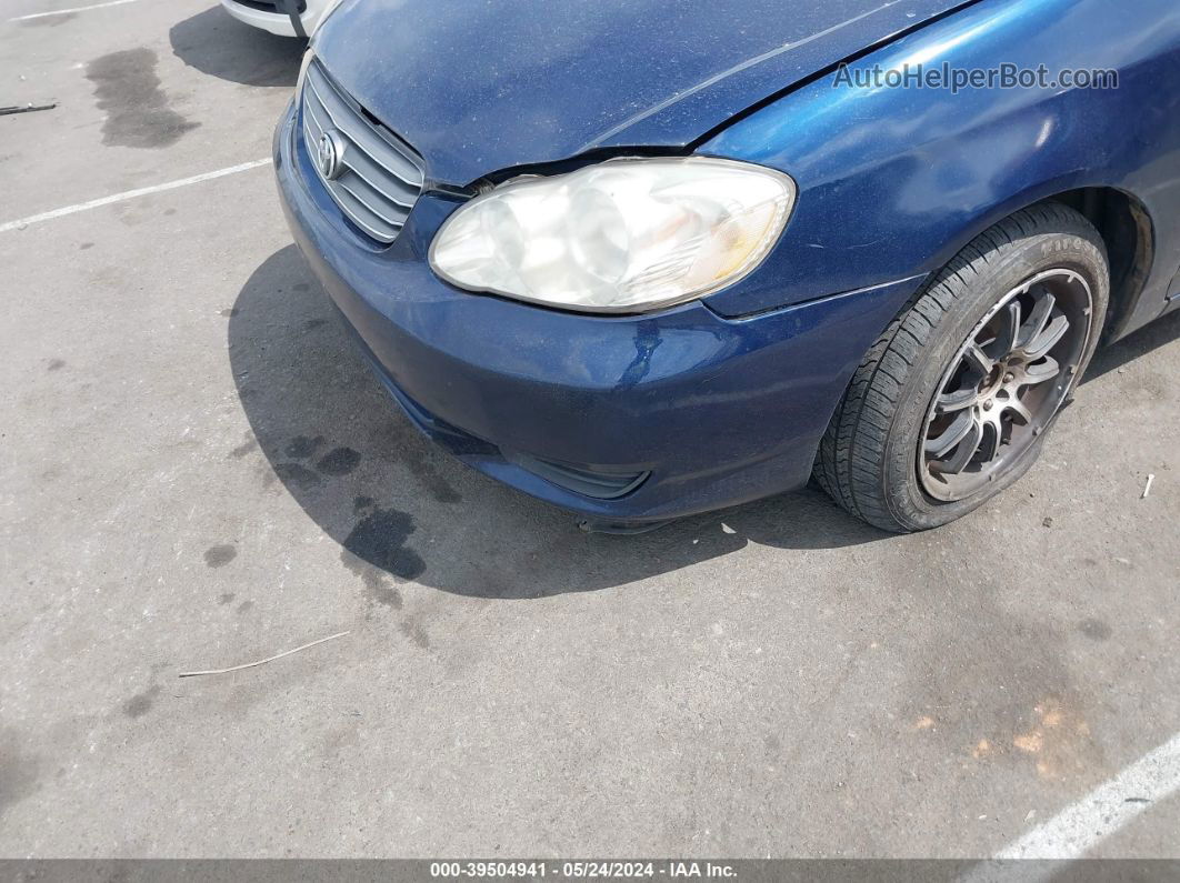 2003 Toyota Corolla Ce Blue vin: 1NXBR32E63Z079773