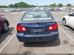 2003 Toyota Corolla Ce Blue vin: 1NXBR32E63Z079773