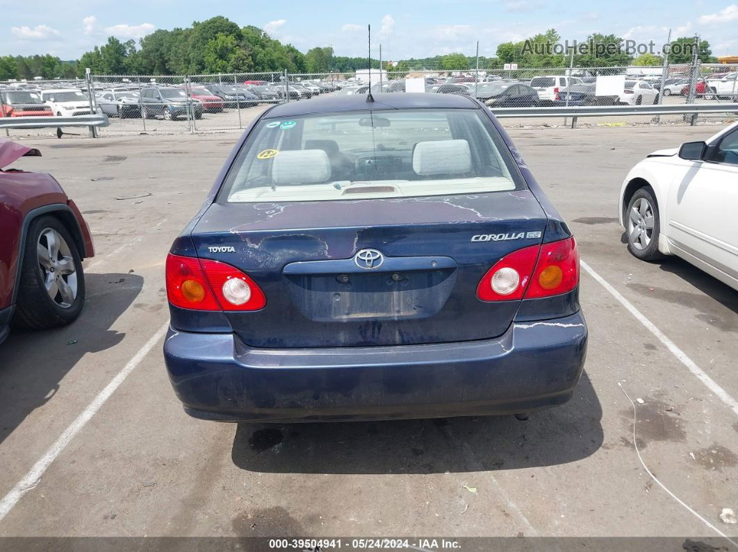 2003 Toyota Corolla Ce Blue vin: 1NXBR32E63Z079773