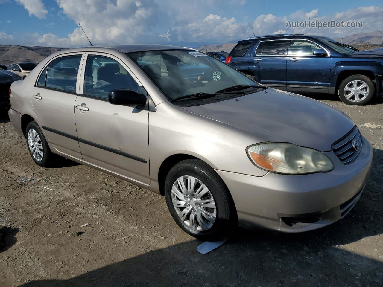 2003 Toyota Corolla Ce Золотой vin: 1NXBR32E63Z083385