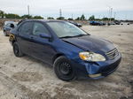 2003 Toyota Corolla Ce Blue vin: 1NXBR32E63Z089199