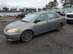 2003 Toyota Corolla Ce Gray vin: 1NXBR32E63Z121990