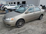 2004 Toyota Corolla Ce Beige vin: 1NXBR32E64Z217474