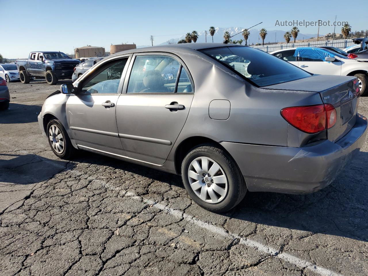 2004 Toyota Corolla Ce Gray vin: 1NXBR32E64Z225932