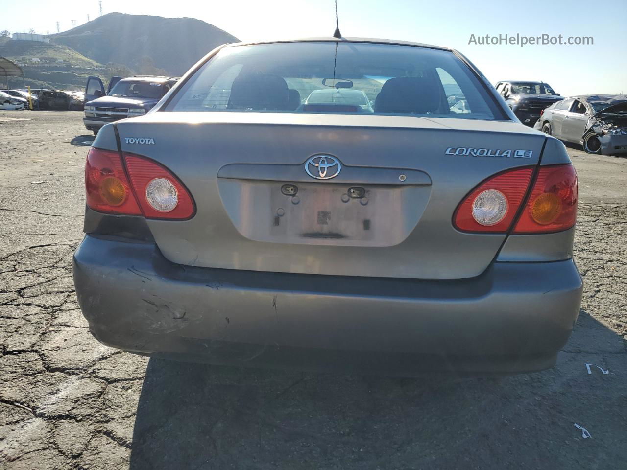 2004 Toyota Corolla Ce Gray vin: 1NXBR32E64Z225932