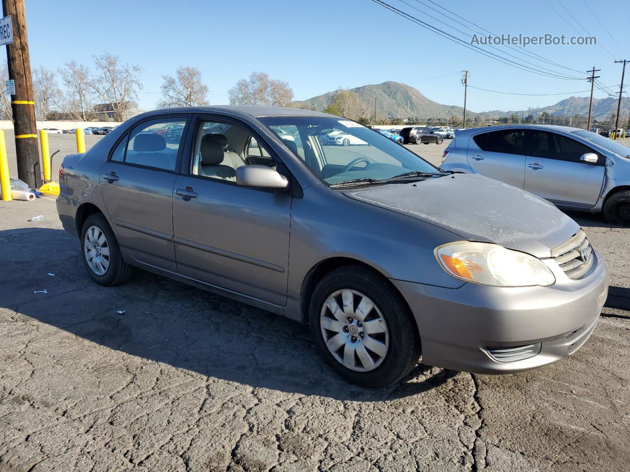 2004 Toyota Corolla Ce Серый vin: 1NXBR32E64Z225932