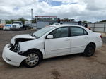 2004 Toyota Corolla Ce White vin: 1NXBR32E64Z228443