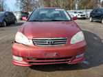 2004 Toyota Corolla Ce Red vin: 1NXBR32E64Z228958