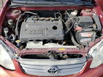 2004 Toyota Corolla Ce Red vin: 1NXBR32E64Z228958