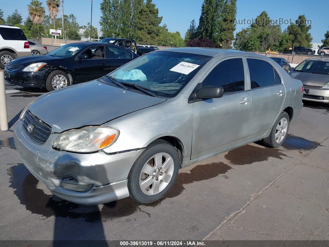 2004 Toyota Corolla Ce Серебряный vin: 1NXBR32E64Z230161