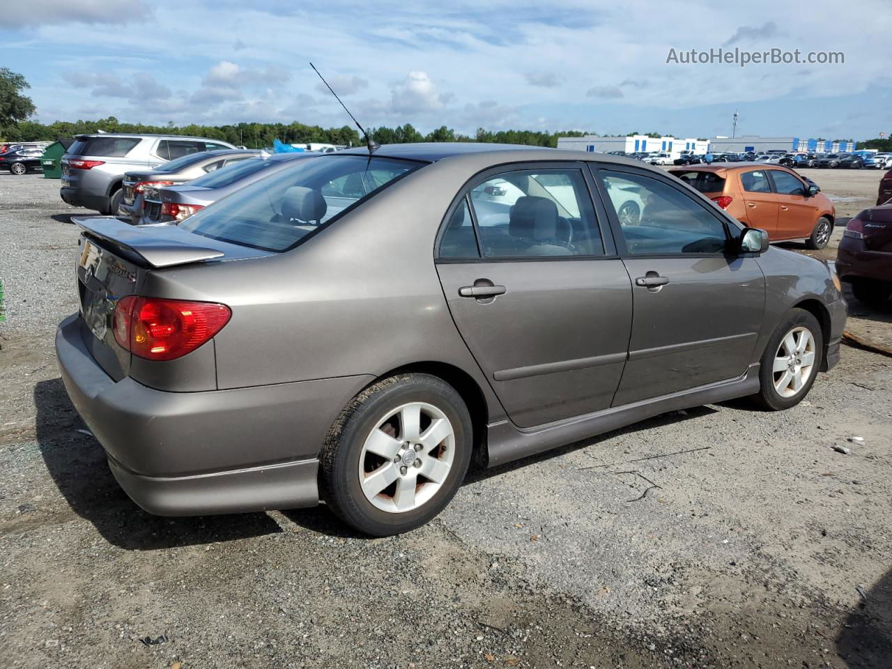 2004 Toyota Corolla Ce Gray vin: 1NXBR32E64Z252239