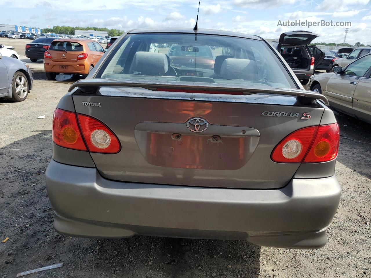 2004 Toyota Corolla Ce Gray vin: 1NXBR32E64Z252239