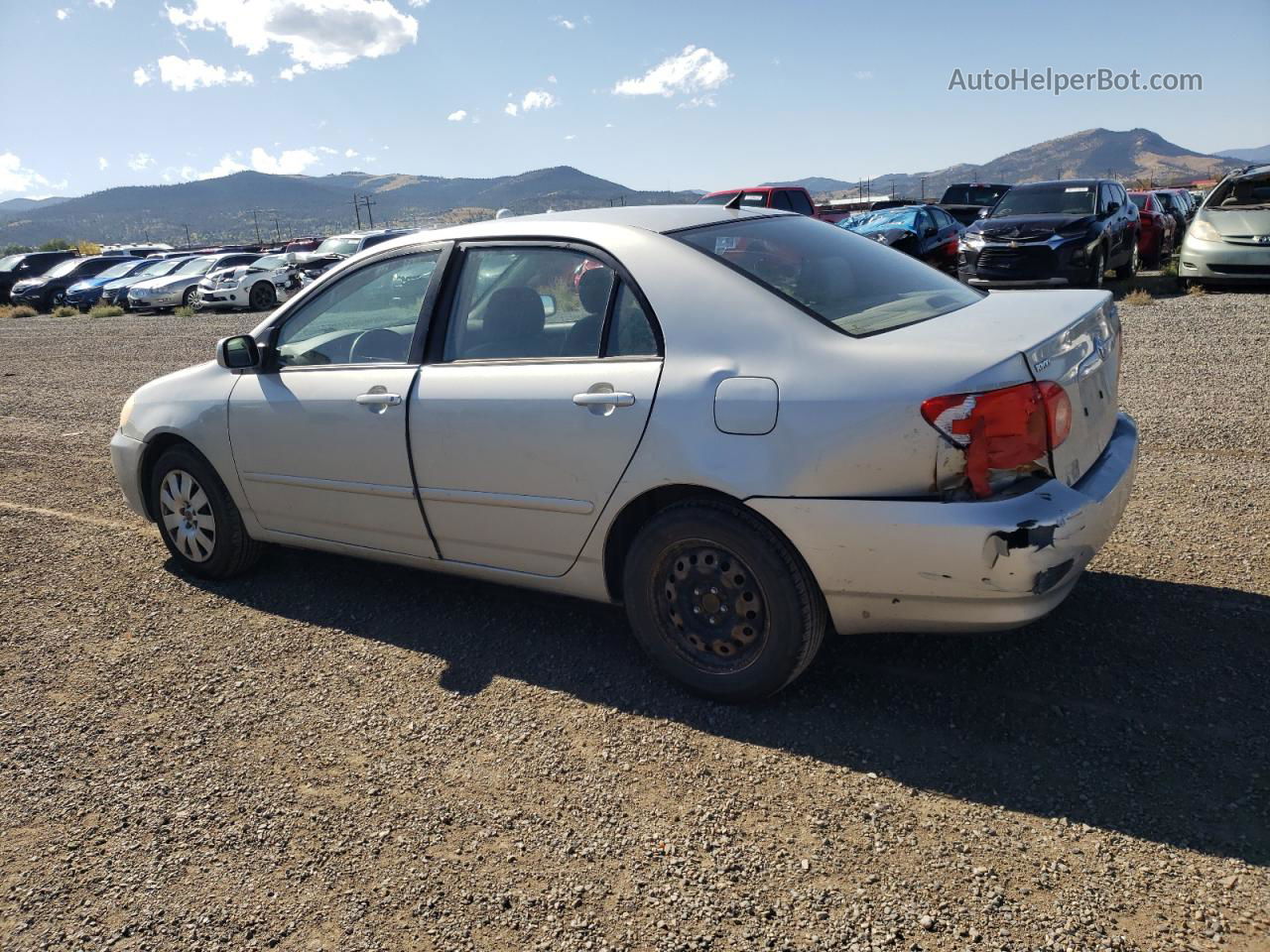 2004 Toyota Corolla Ce Silver vin: 1NXBR32E64Z253245