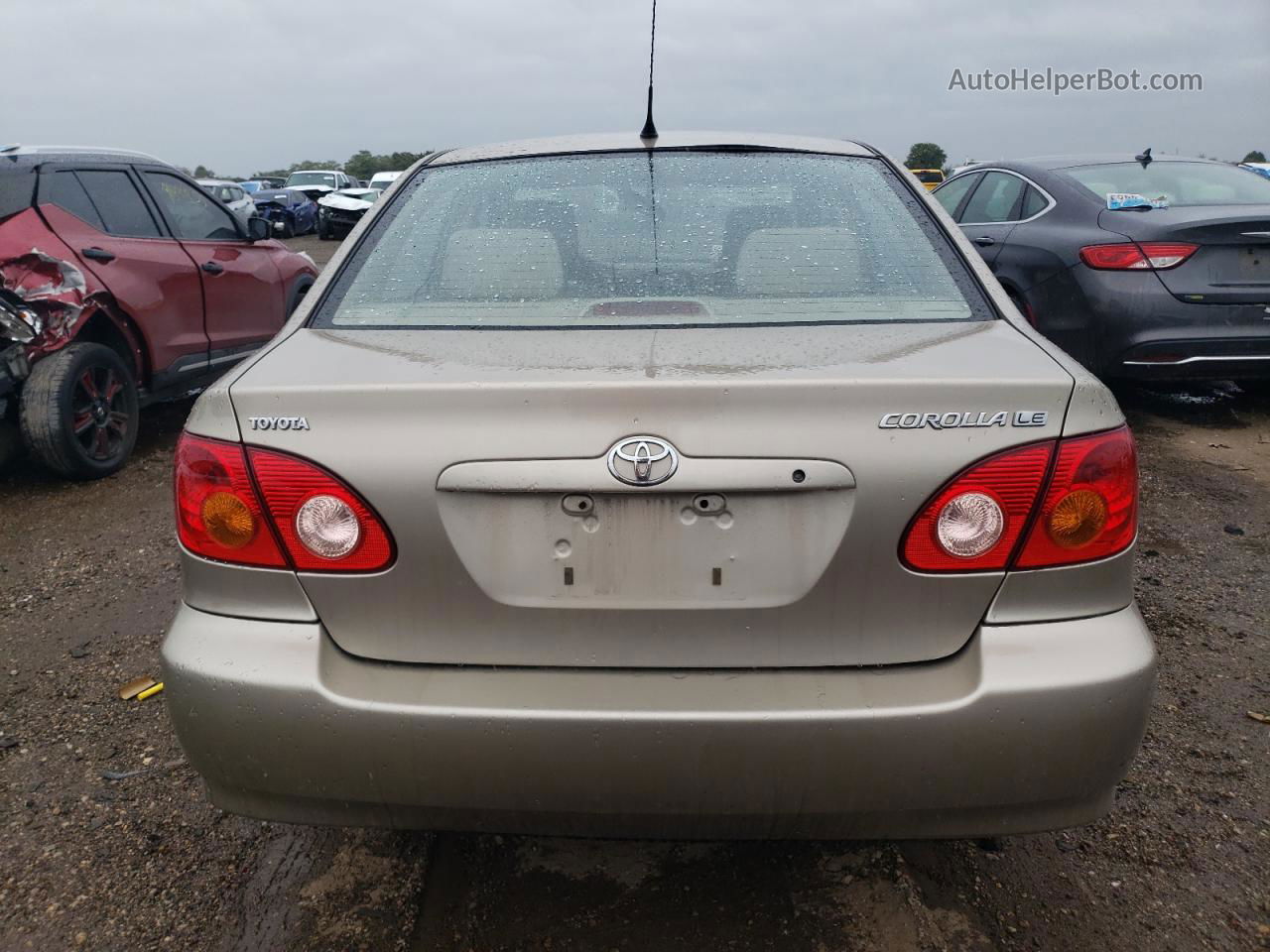 2004 Toyota Corolla Ce Beige vin: 1NXBR32E64Z263998