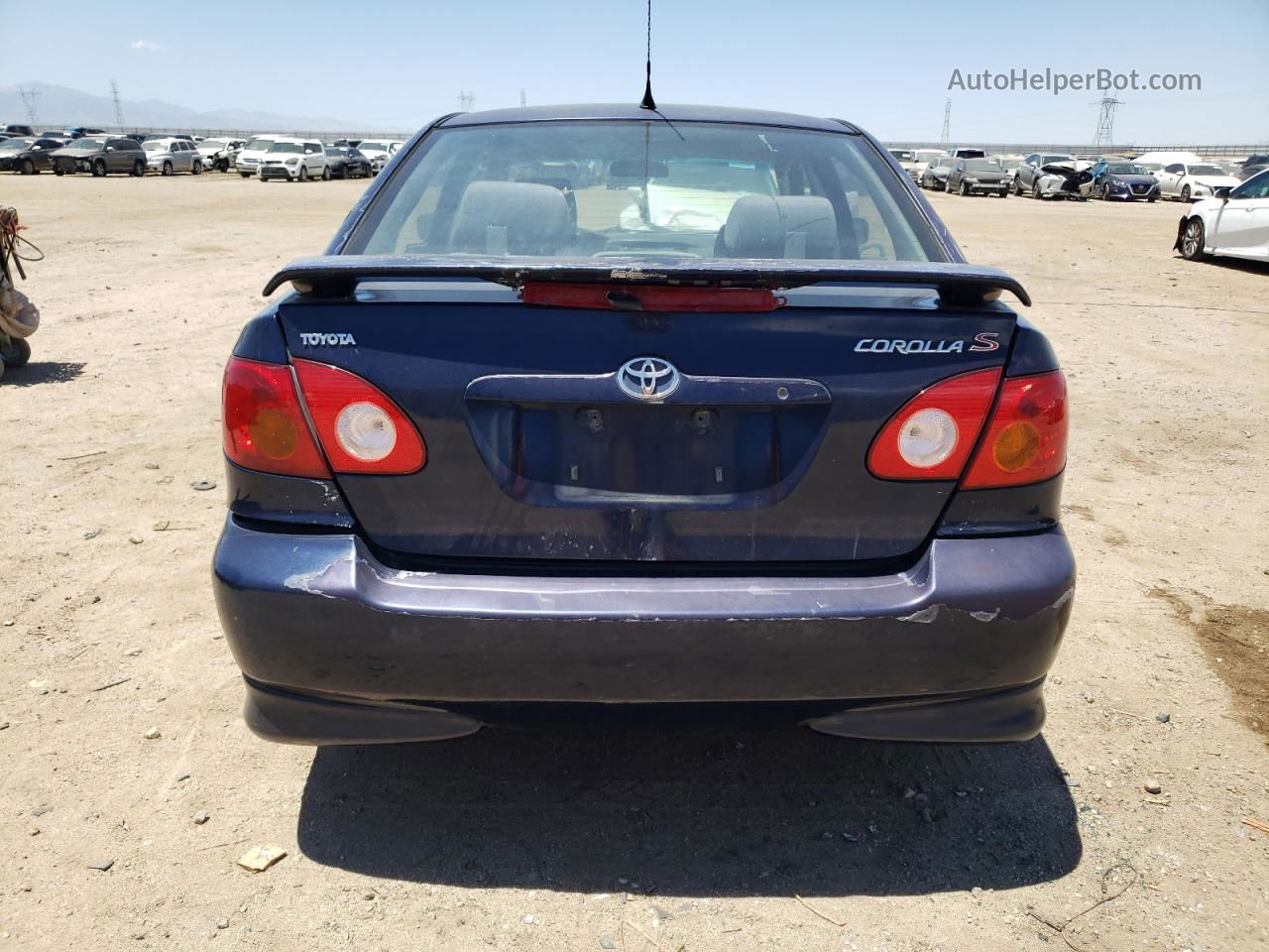 2004 Toyota Corolla Ce Blue vin: 1NXBR32E64Z266531