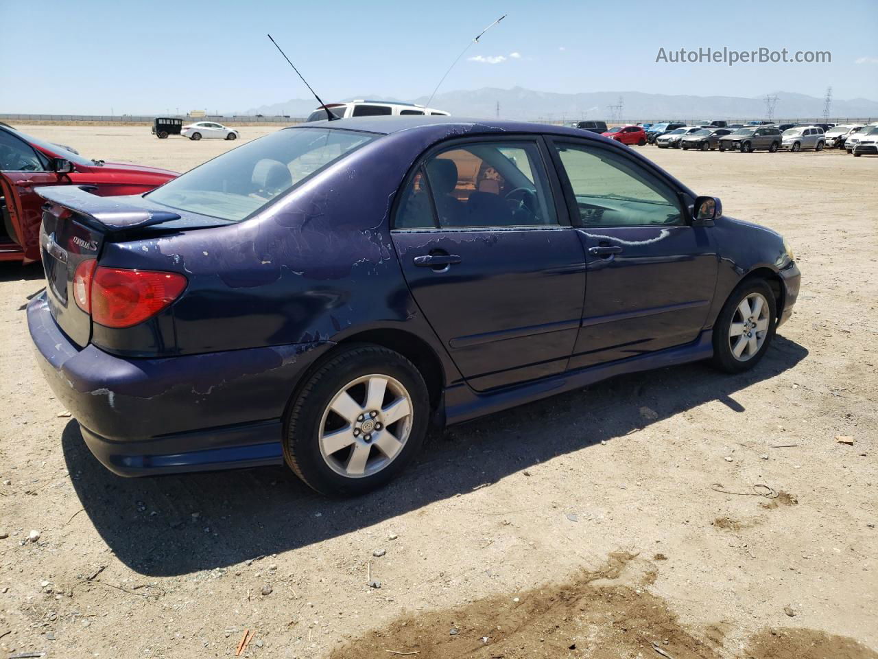 2004 Toyota Corolla Ce Blue vin: 1NXBR32E64Z266531