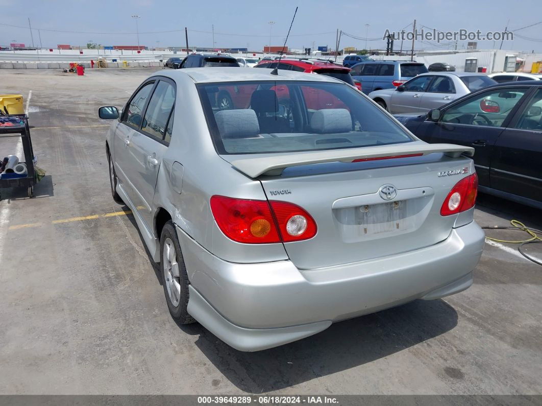 2004 Toyota Corolla S Silver vin: 1NXBR32E64Z270420